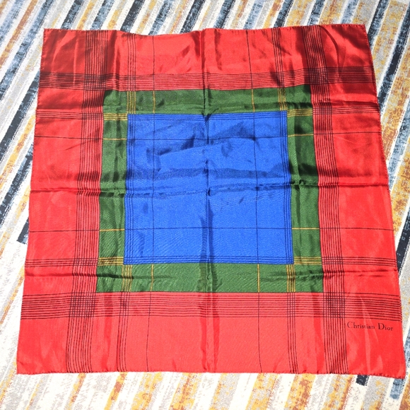 Christian Dior SILK Scarf - Picture 1 of 4